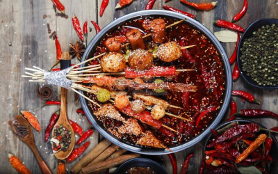 重慶正宗串串香底料的別樣吃法，真的太爽了！